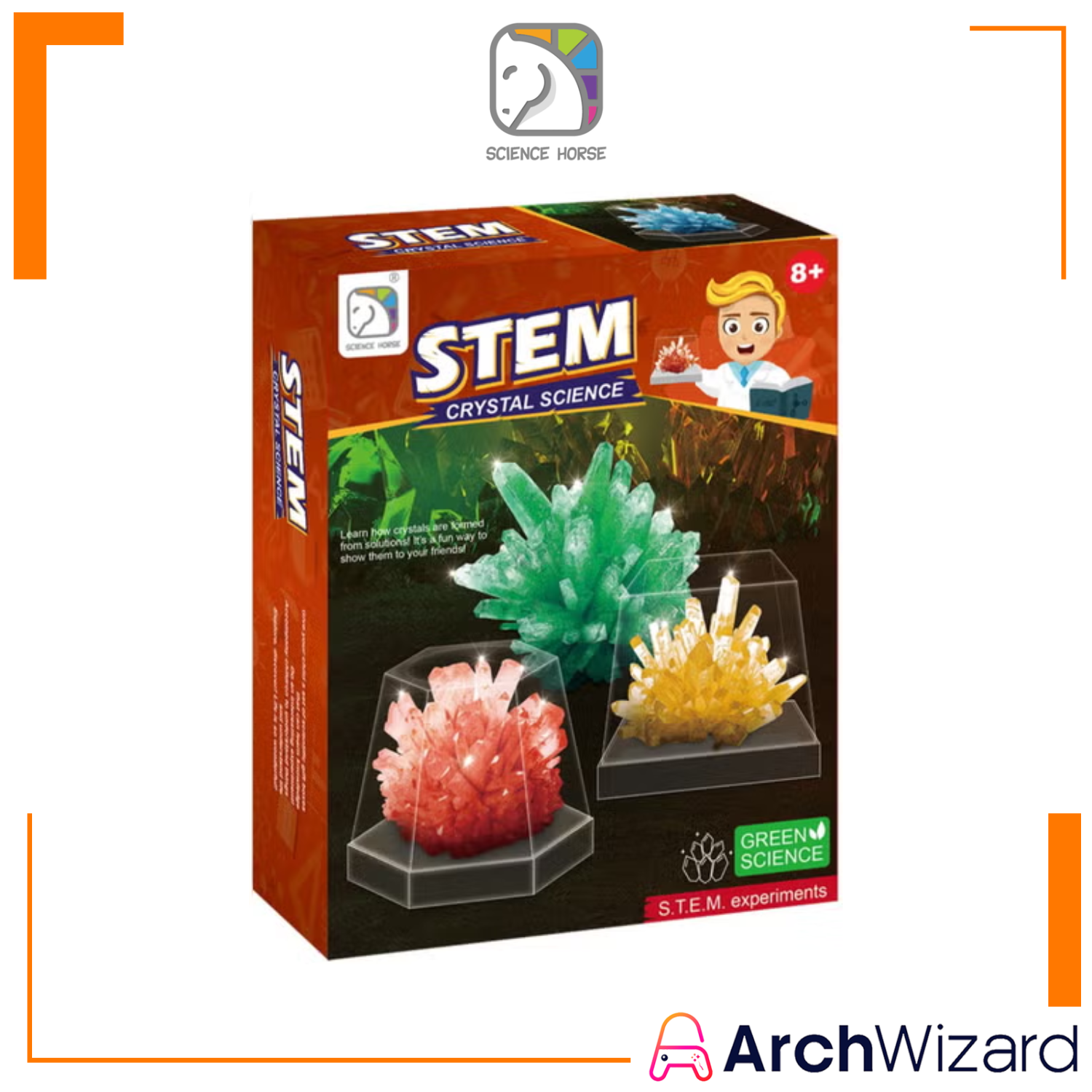 Science Horse Grow Your Crystals Crystal Plant - Educational Toy (Toys & Board Games) QH123635 (1)
