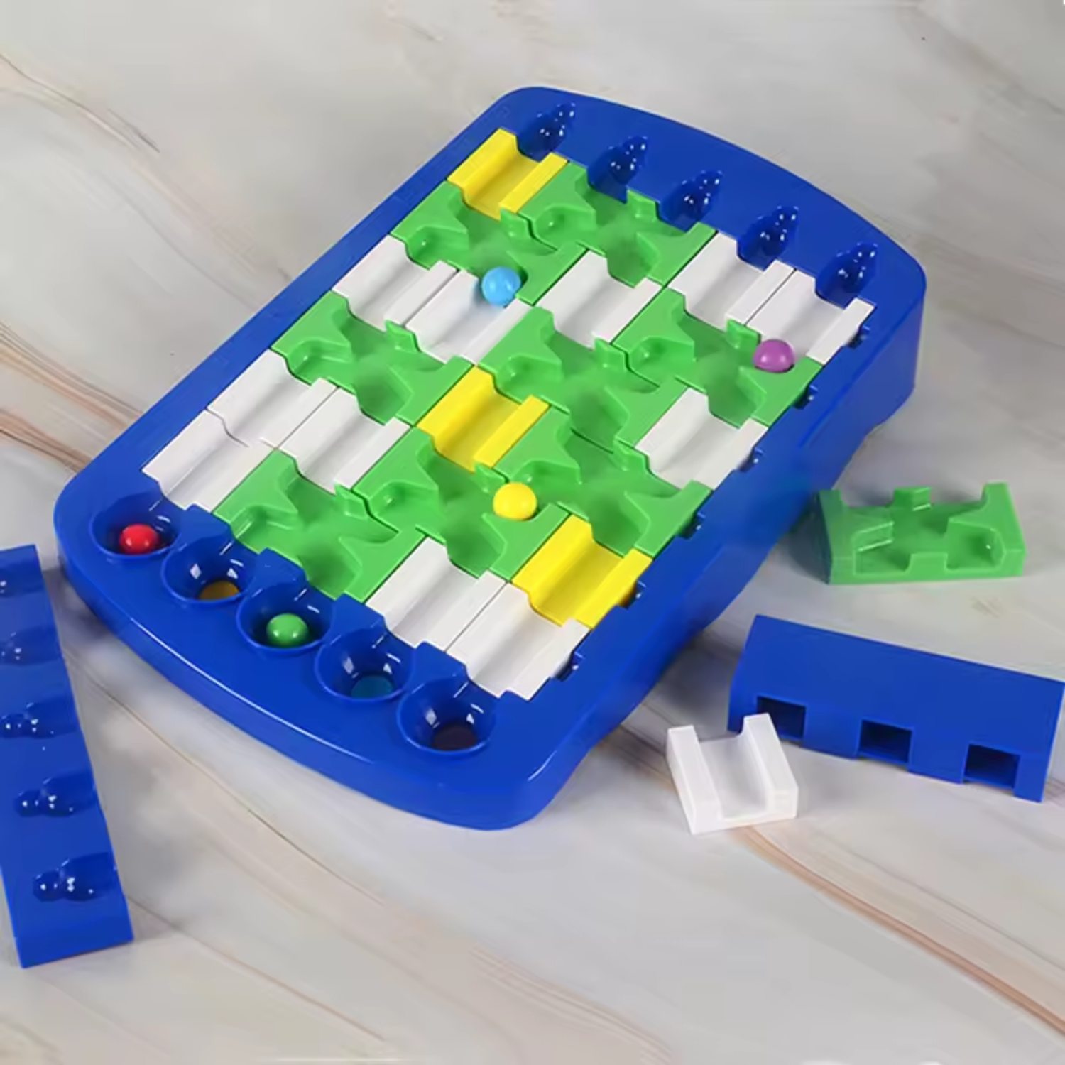 YUEQITOYS Logic Puzzle Game - 60 Challenges with 6 Levels Brain Teaser Educational Toy (T ( (5)