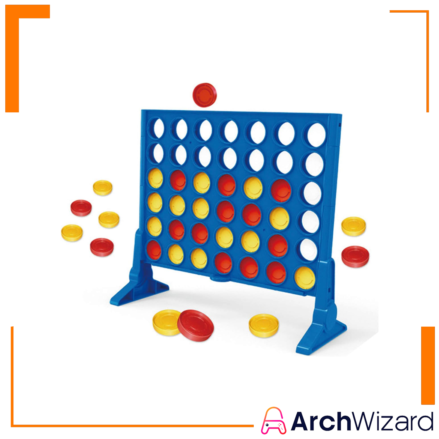YUEQITOYS Connect Four Game - 2 Players Educational Toy (Toys & Board Games) QH110319 (2)