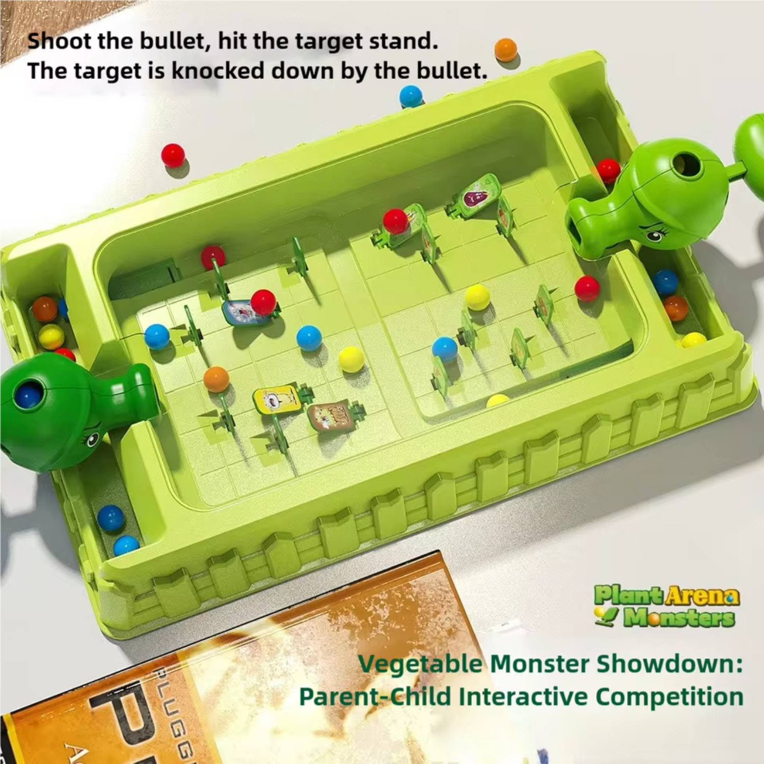 2 Players Plant Shooter Arena - 2 Players Educational Toy (Toys & Board Games) QH209611 (8)