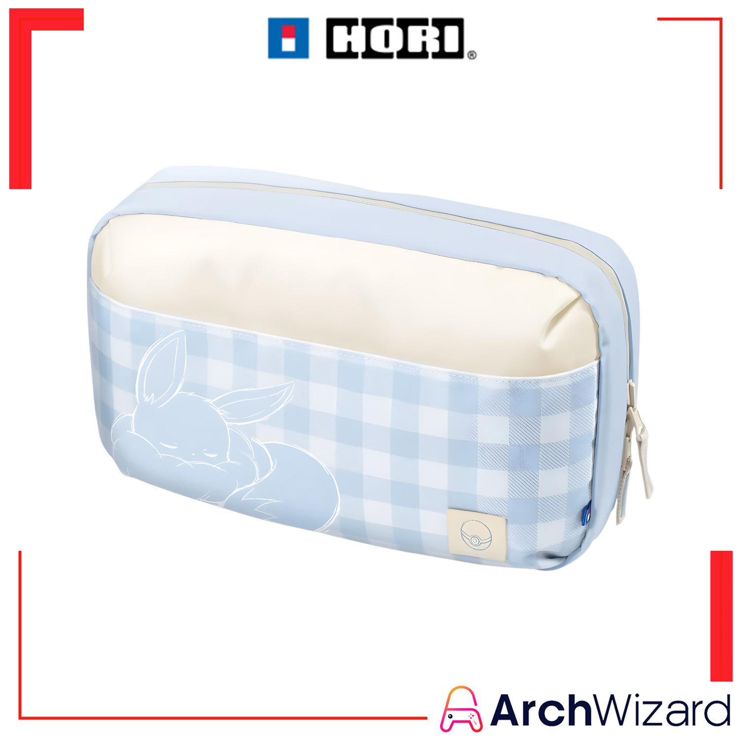 Hori Reversible Travel Pouch Eevee Cottage Core Series for NS2 (Nintendo Sw (1)