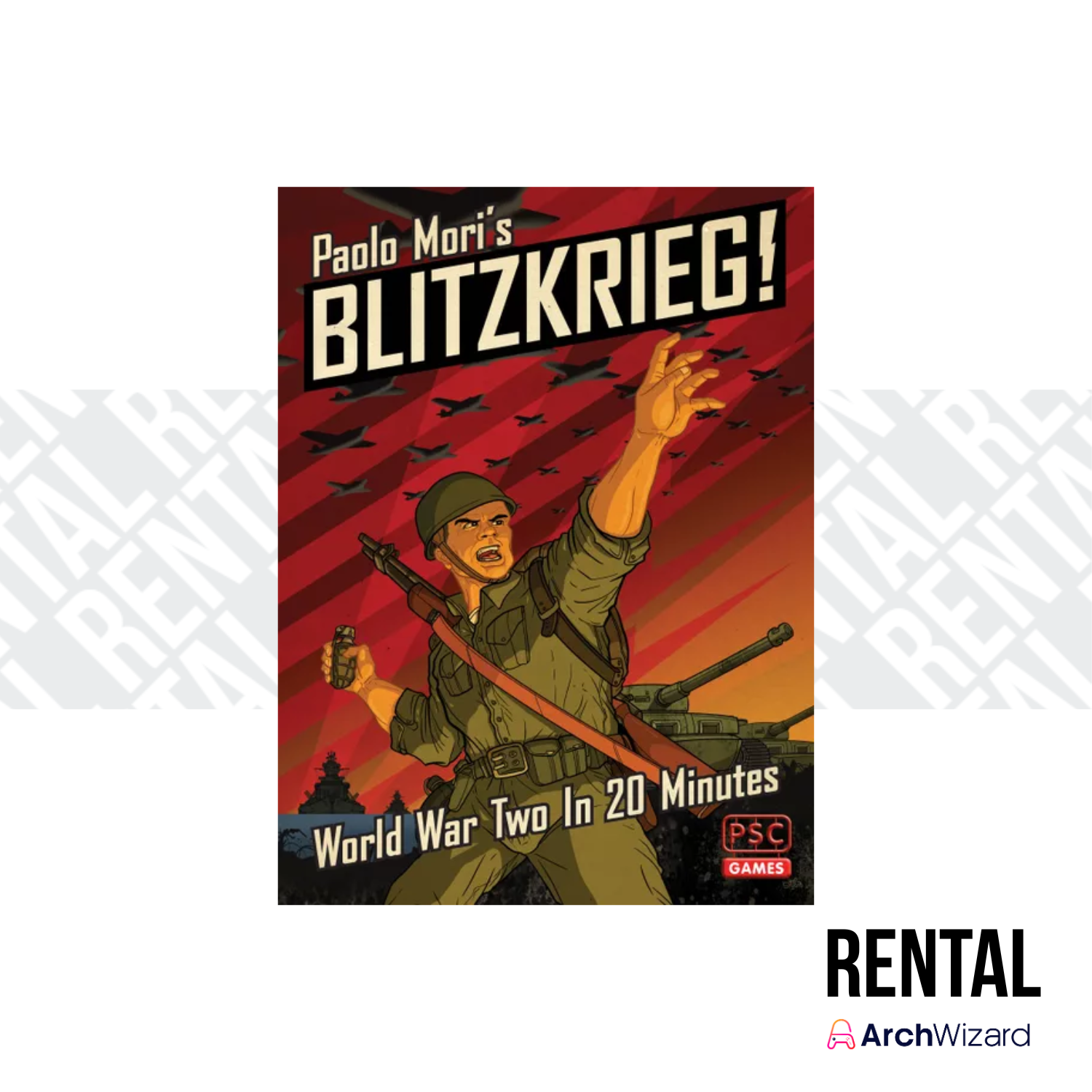 Archwizard Boardgame Rental Blitzkrieg! World War Two in 20 Minutes (3)