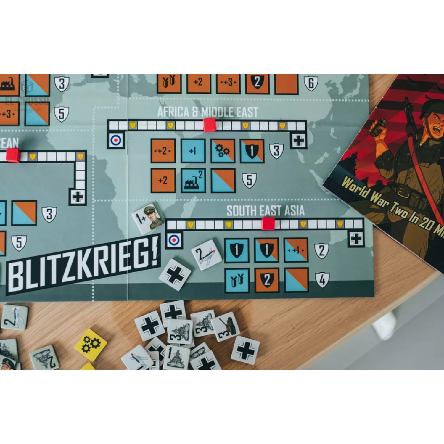 Archwizard Boardgame Rental Blitzkrieg! World War Two in 20 Minutes (4)