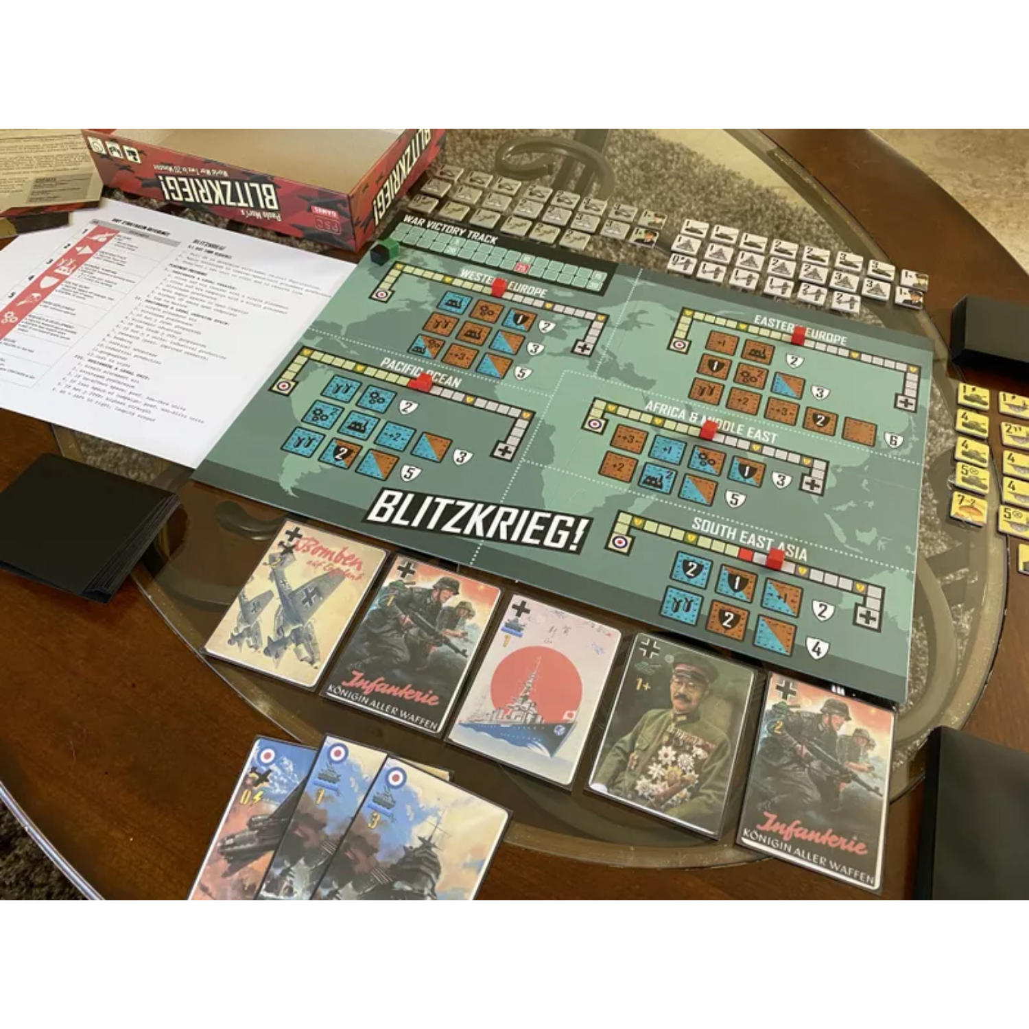 Archwizard Boardgame Rental Blitzkrieg! World War Two in 20 Minutes (1)