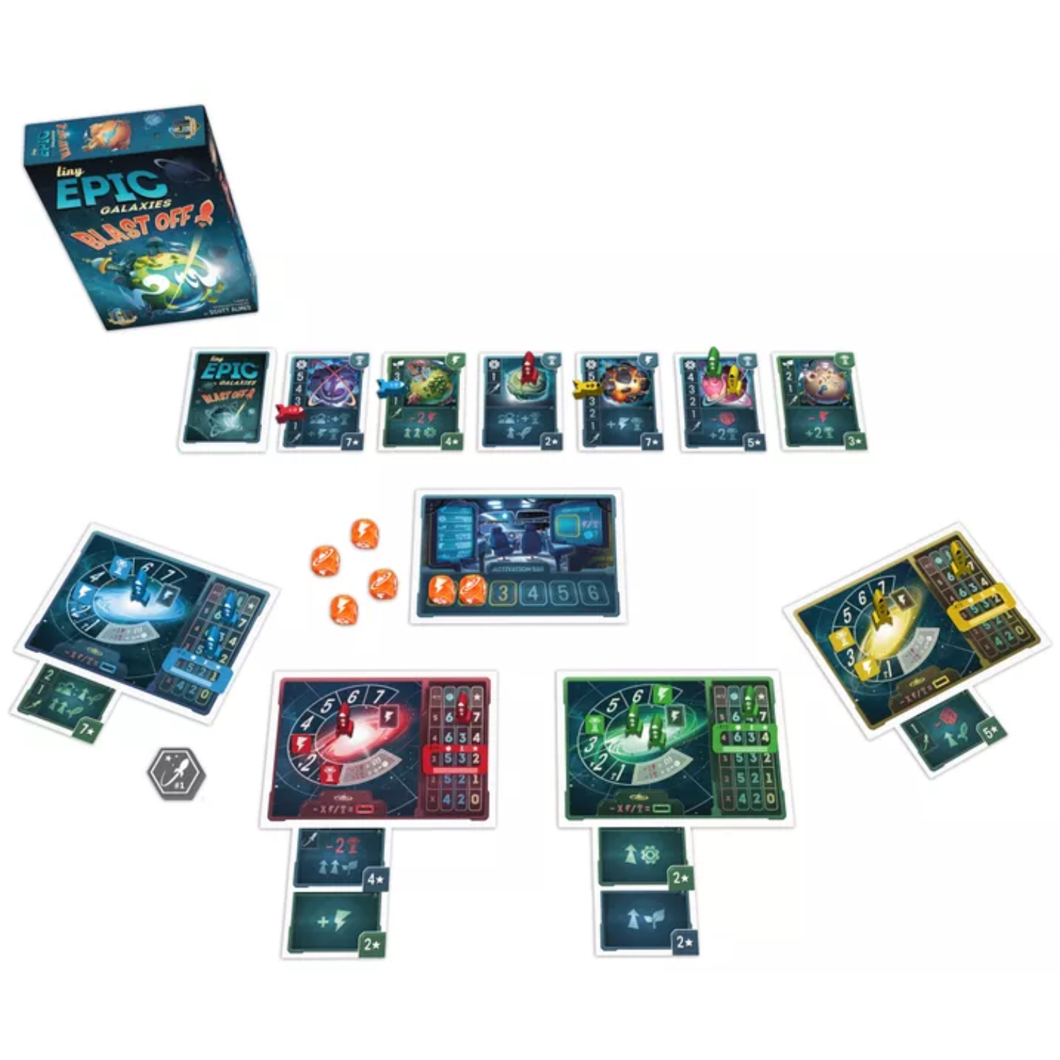 Archwizard Boardgame Rental Tiny Epic Galaxies Blast Off (3)