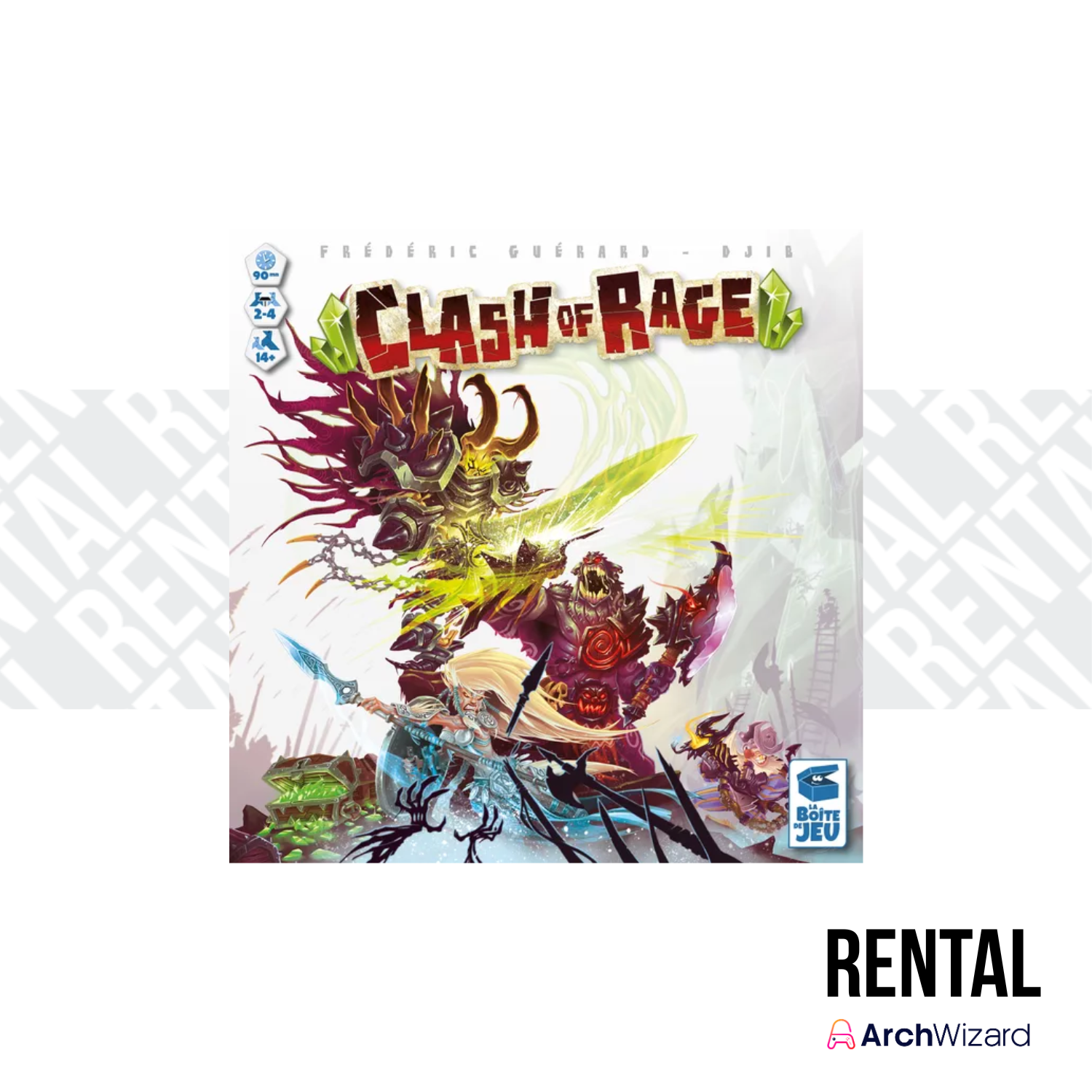 Archwizard Boardgame Rental Clash of Rage (2)