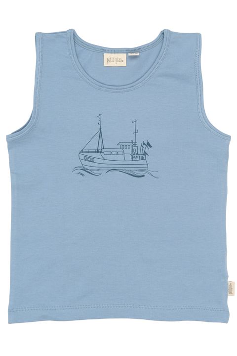 PP0161 - PPStar Boys Undershirt 2-pack - Illusion Blue Boat AOP - Extra 1
