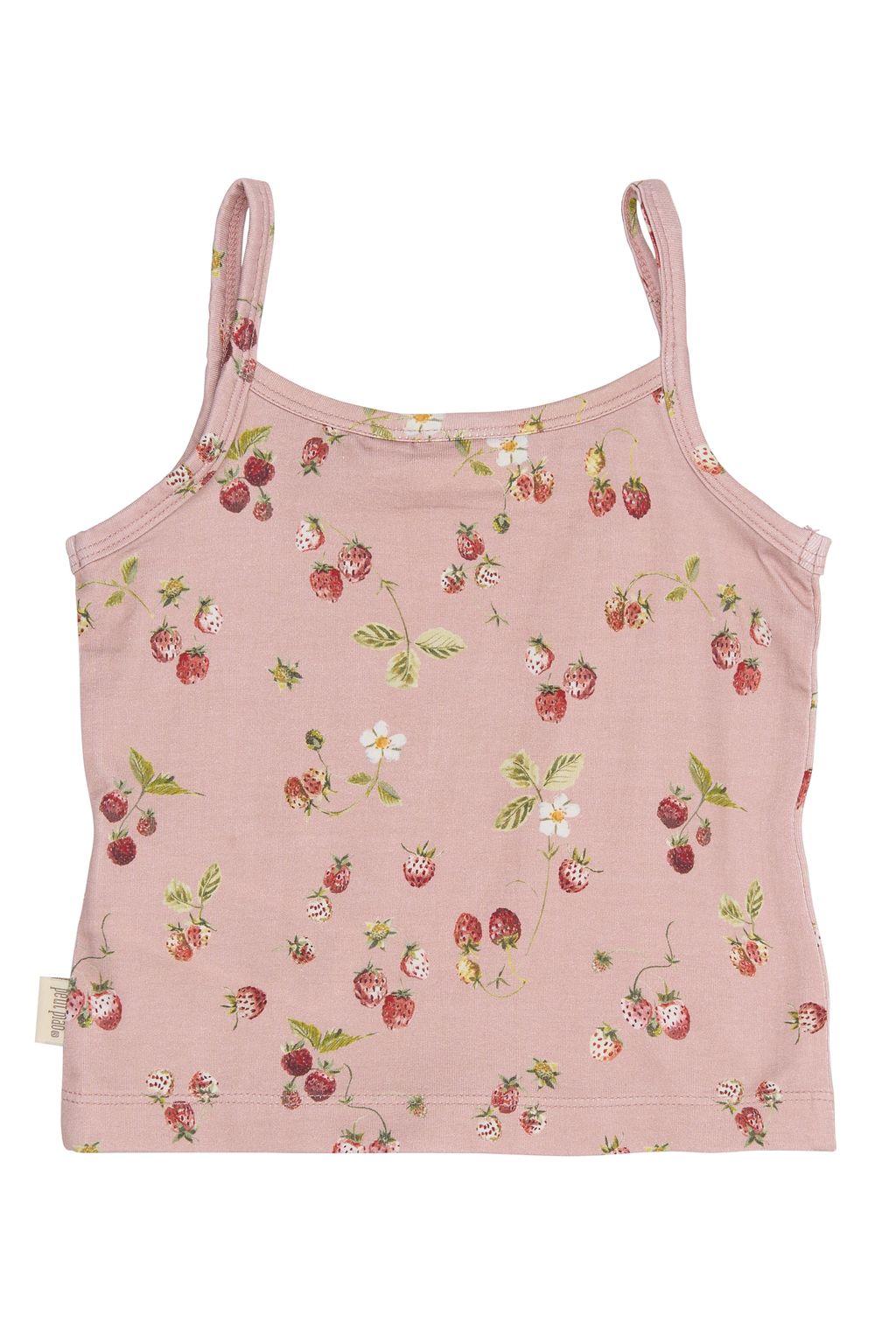 PP0164 - PPStar Girls Undershirt 2-pack - Misty Rose Strawberry AOP - Extra 1