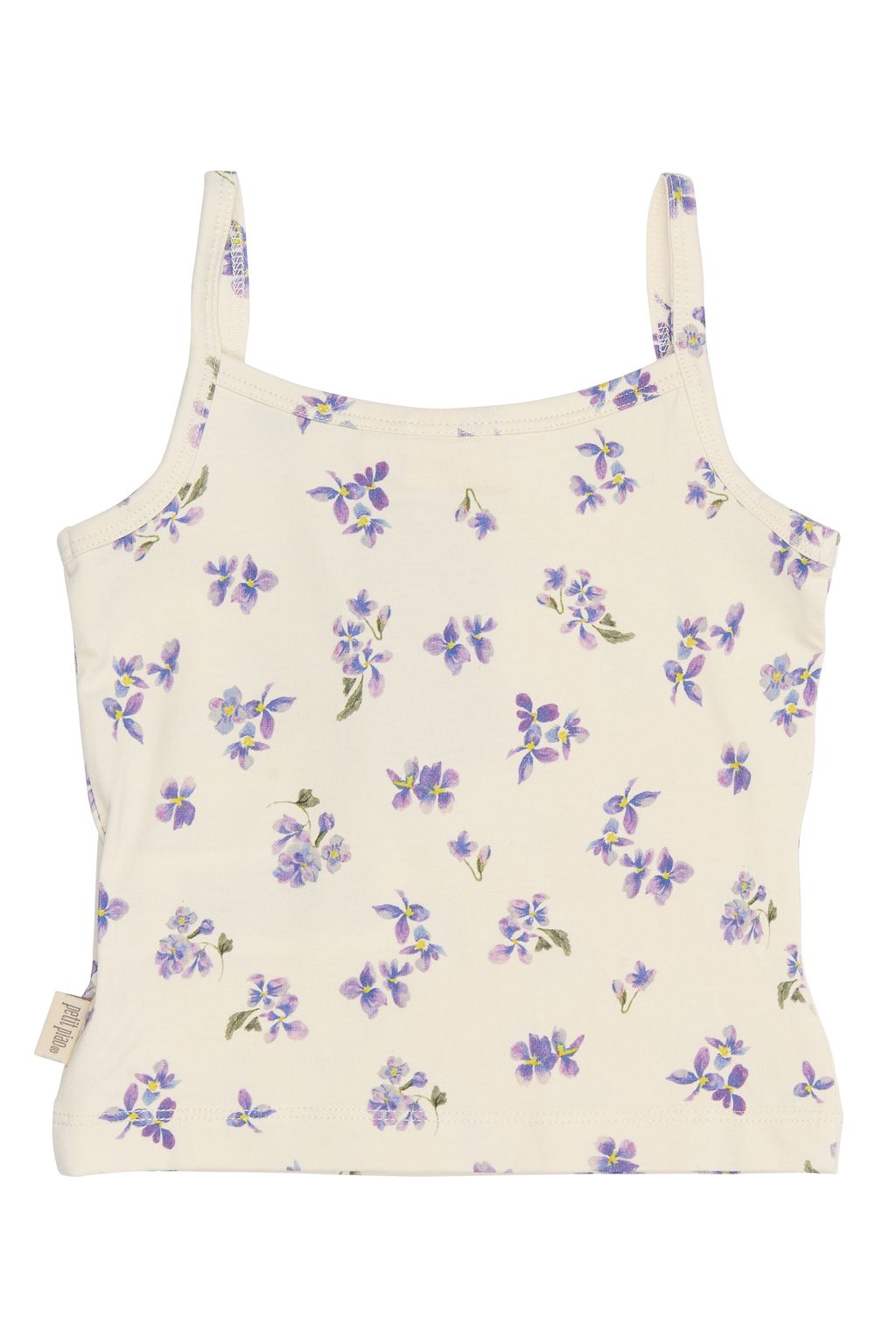 PP0164 - PPStar Girls Undershirt 2-pack - Eggnog Viola AOP - Extra 1