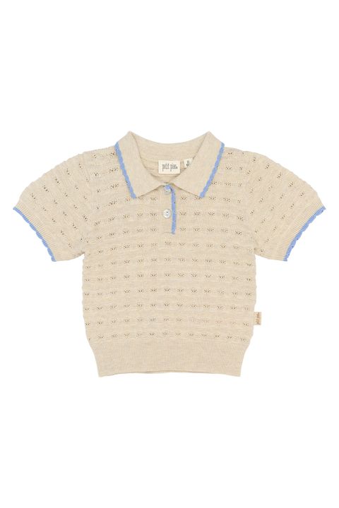 PP0215 - PPErna S_S Pointelle Knit - Fog - Main