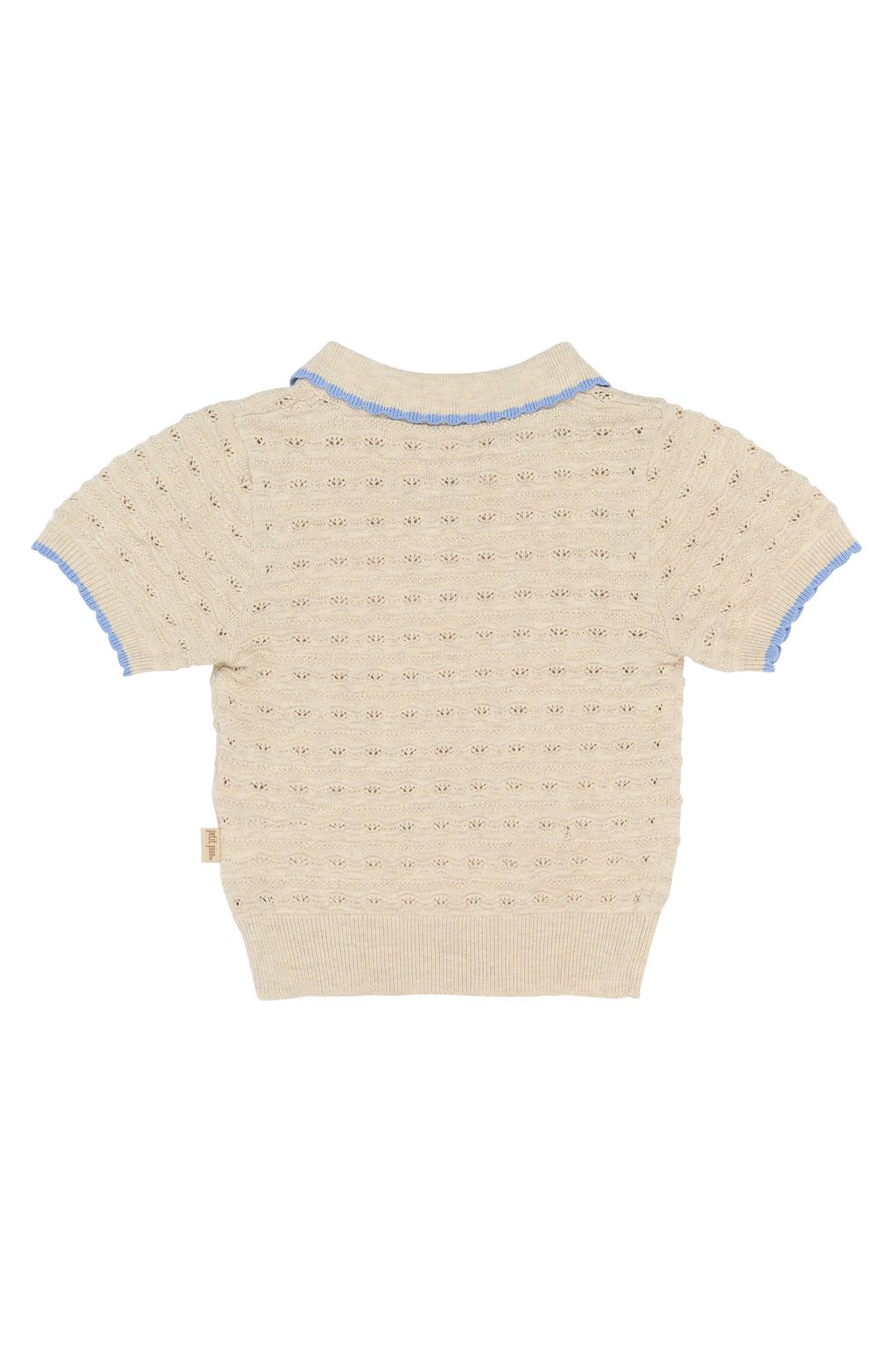 PP0215 - PPErna S_S Pointelle Knit - Fog - Extra 1