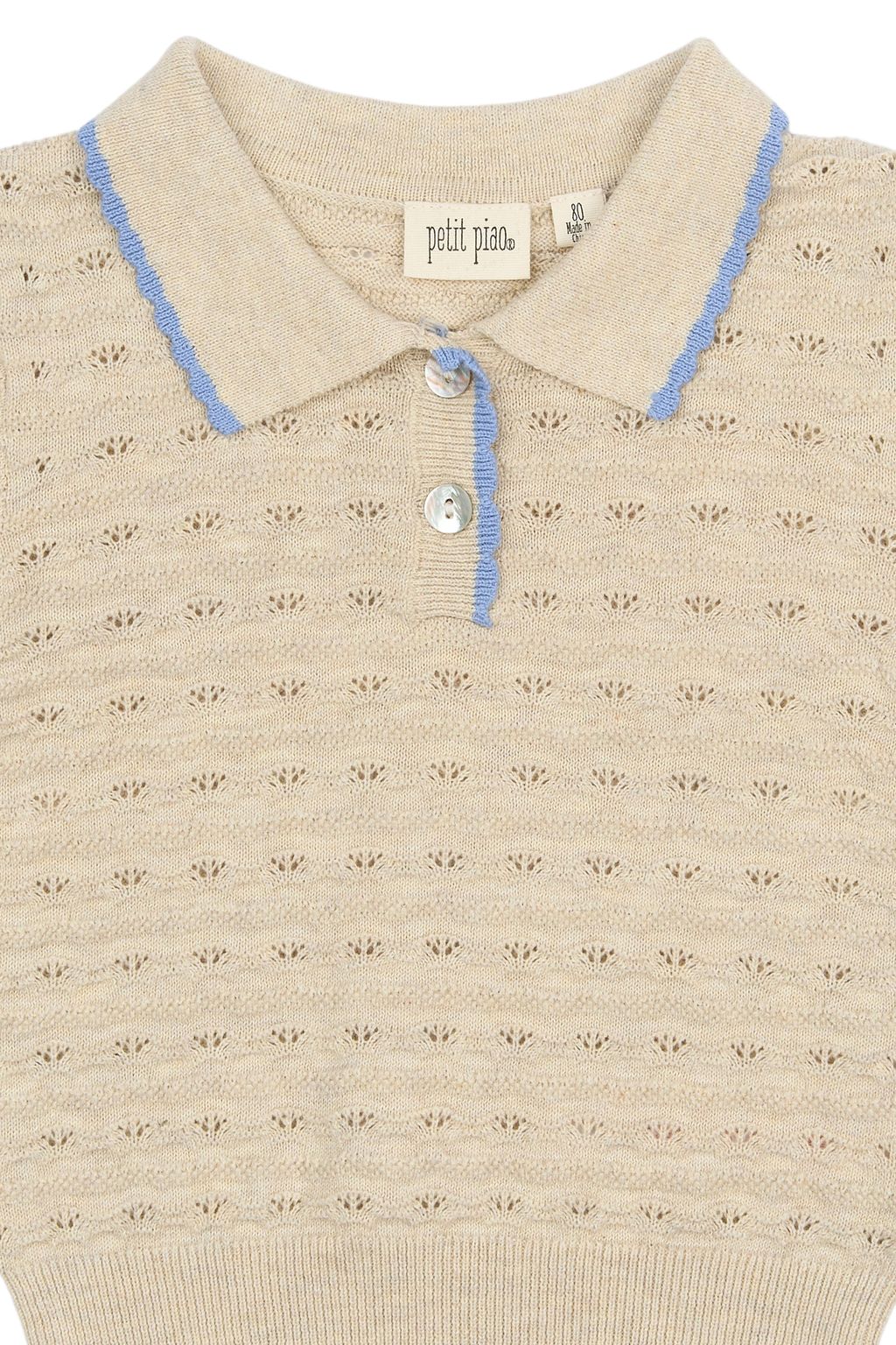 PP0215 - PPErna S_S Pointelle Knit - Fog - Extra 2