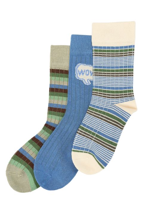 MP31 - MiniPop Season Bamboo Socks 3 Pcs - Blue mix - Extra 0