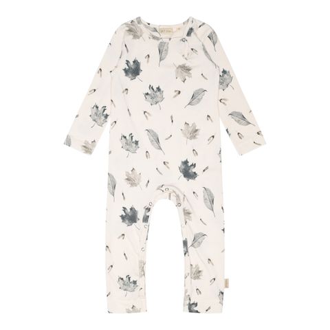 Jumpsuit L-S Printed Leaf