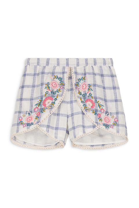 SHORTS ASYA BLUE RIVER CHECKS