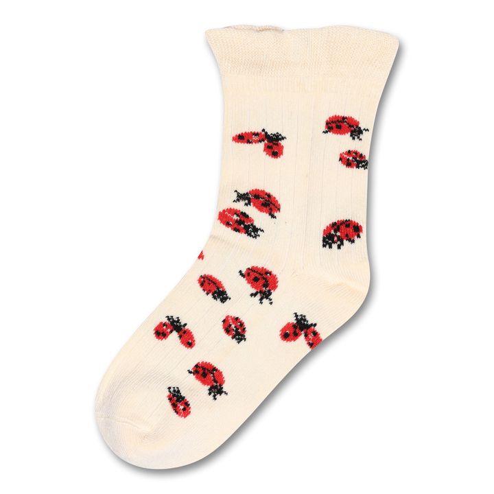 MP22 - MiniPop® Bamboo Motif Socks - Ladybug - Extra 0
