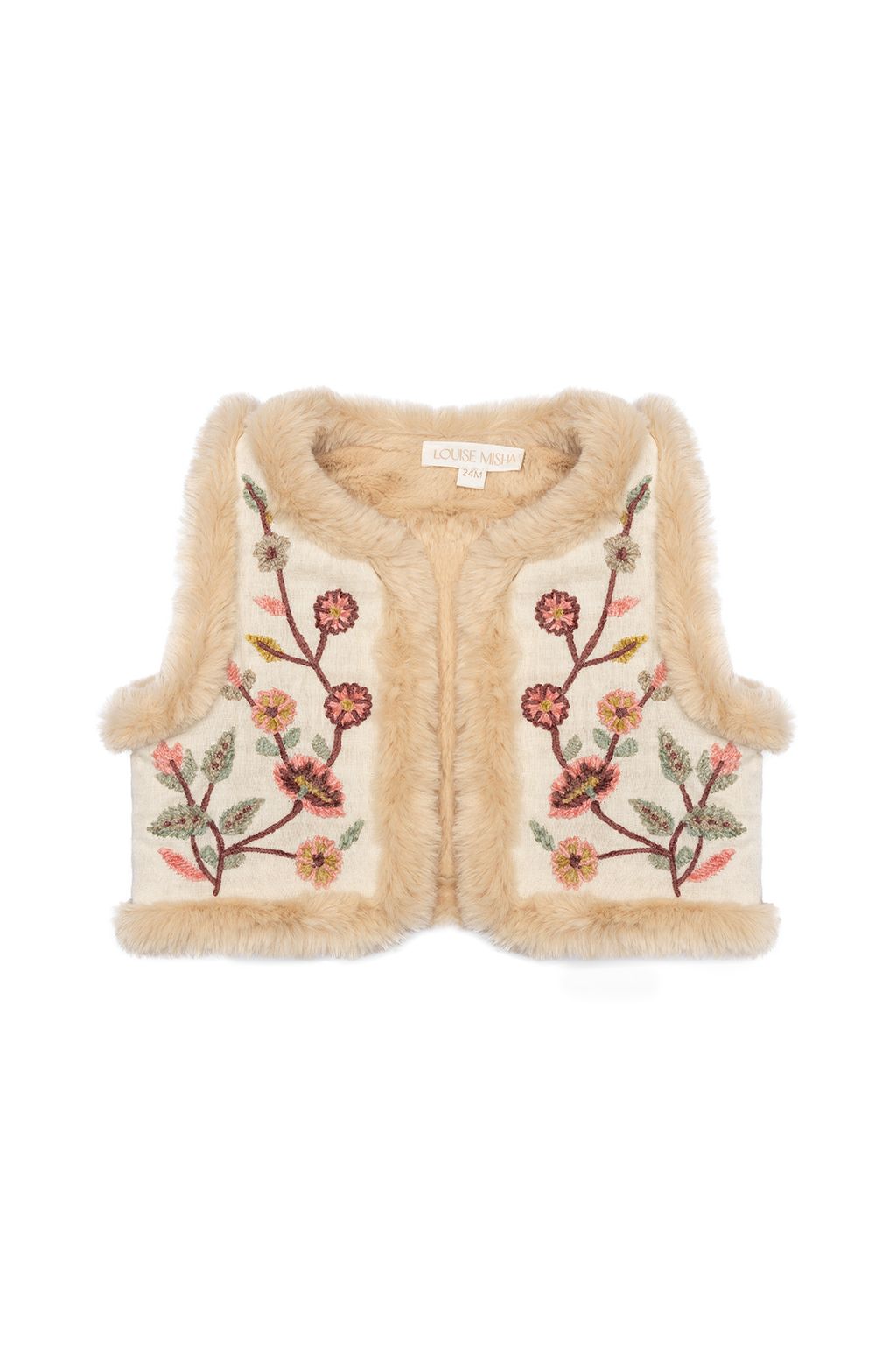 SLEEVELESS VEST LIBRA CREAM copie
