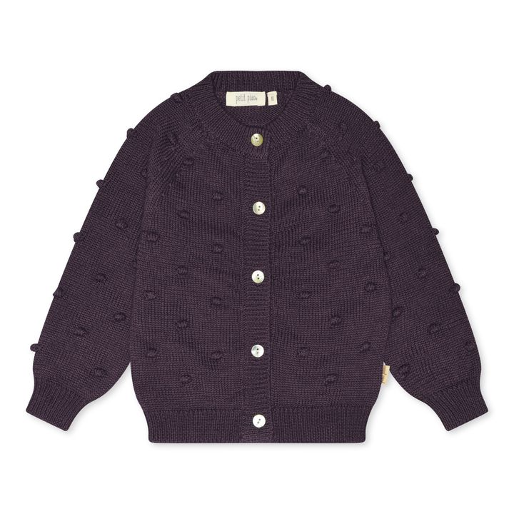 PP1001 - Cardigan Bomber Knit - Indigo plum - Extra 0