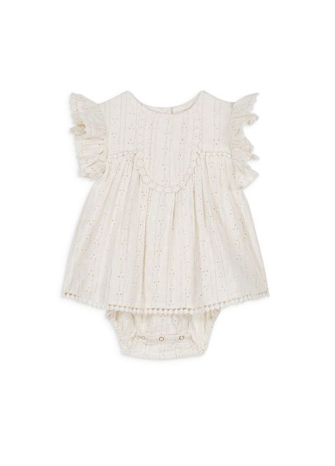 ROMPERS LULLA LUREX ENGLISH EMBROIDERY