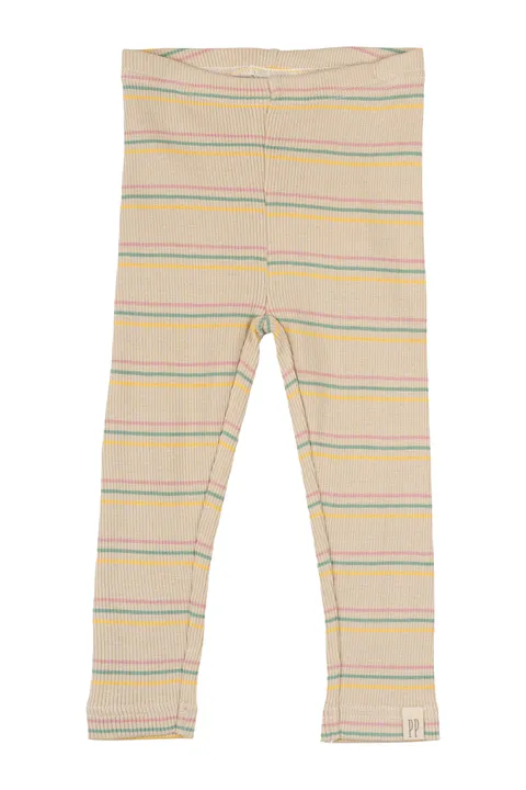 PP332 - Legging Modal Multi Striped - Bright Rose Multi Stripe - Extra 0