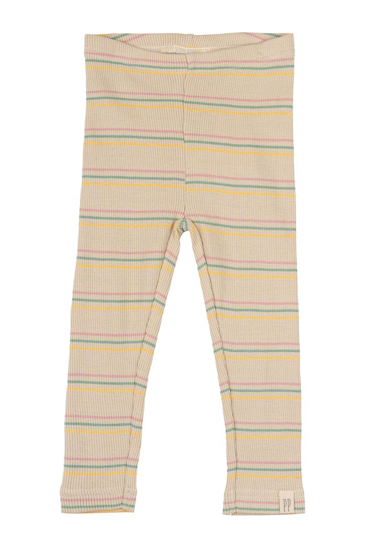 PP332 - Legging Modal Multi Striped - Bright Rose Multi Stripe - Extra 0