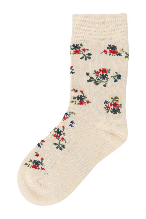 MP22 - MiniPop® Bamboo Motif Socks - Flower - Extra 0