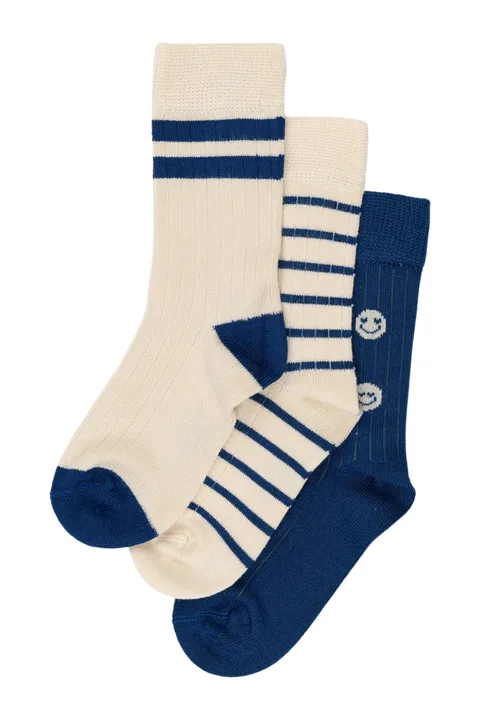 MP31 - MiniPop® Season Bamboo Socks 3 Pcs - cobalt mix - Extra 0