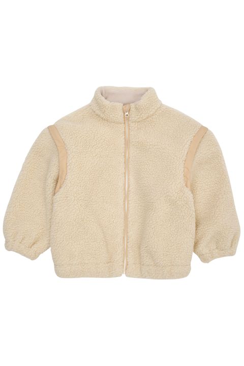 TEDDY JACKET W REMOVABLE SLEEVES CREAM COMB
