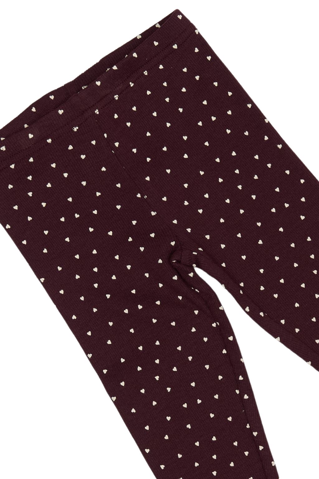 PP1942 - Legging Modal Heart - Dark Grape-White - Extra 2