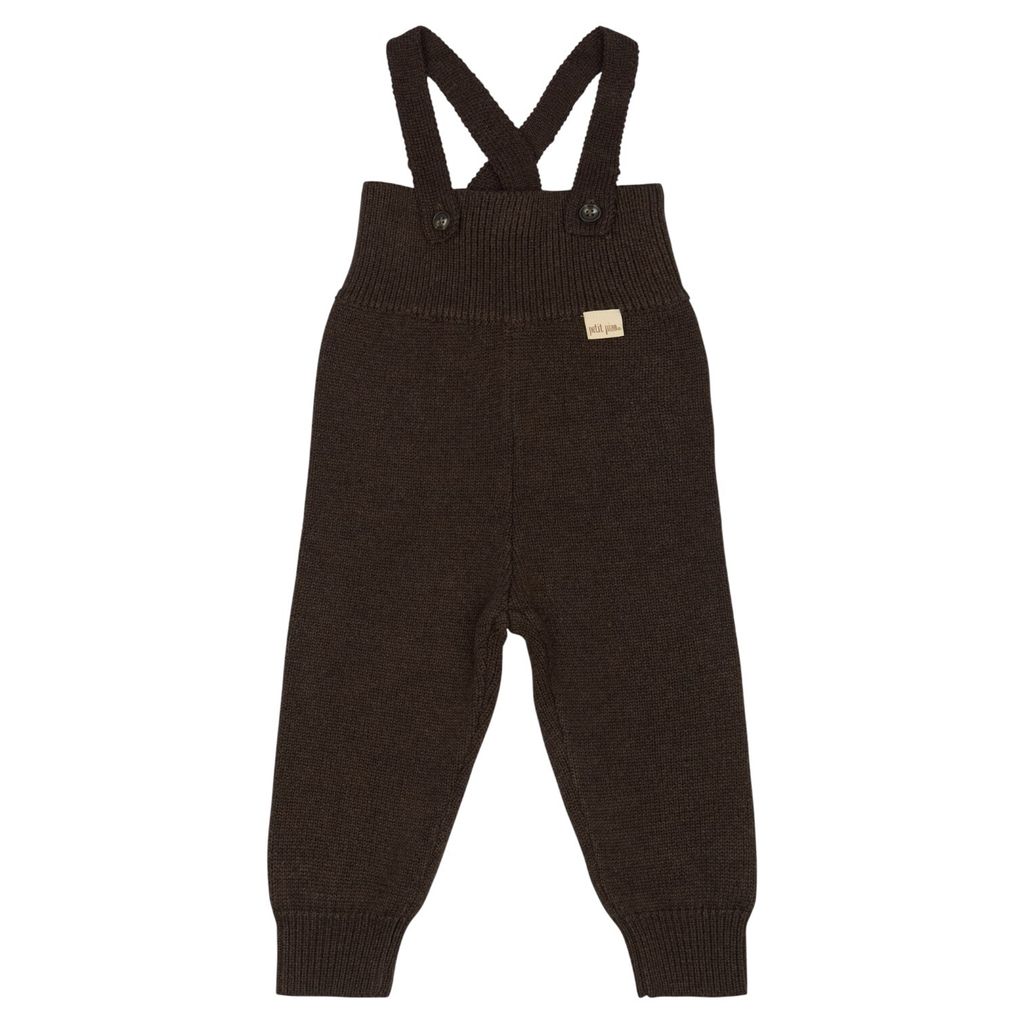 PP1927 - ppDag High Strap Pants Knit - Coffee Bean - Main-Photoroom