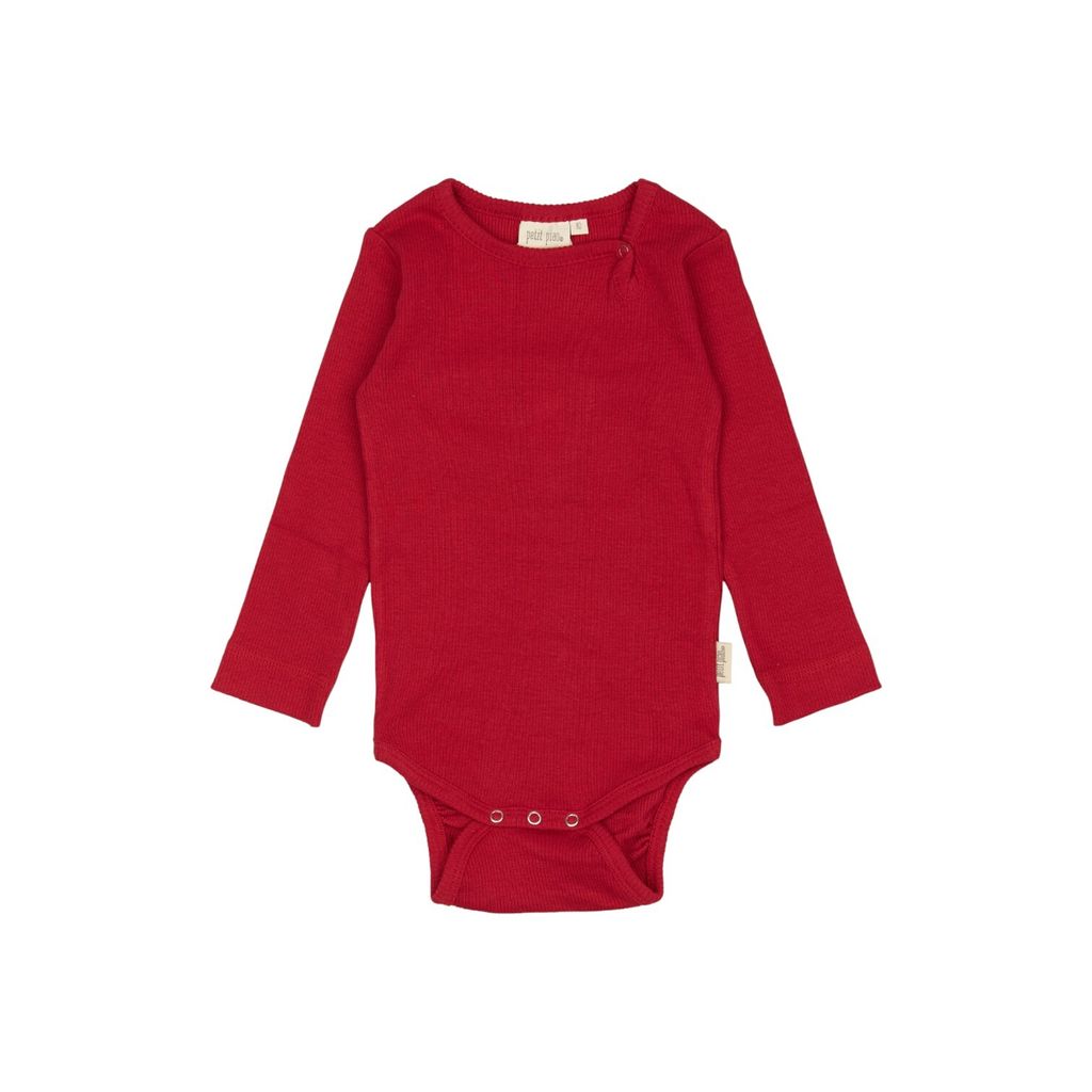 PP101 - Body L-S Modal - Jet Red - Extra 0-Photoroom