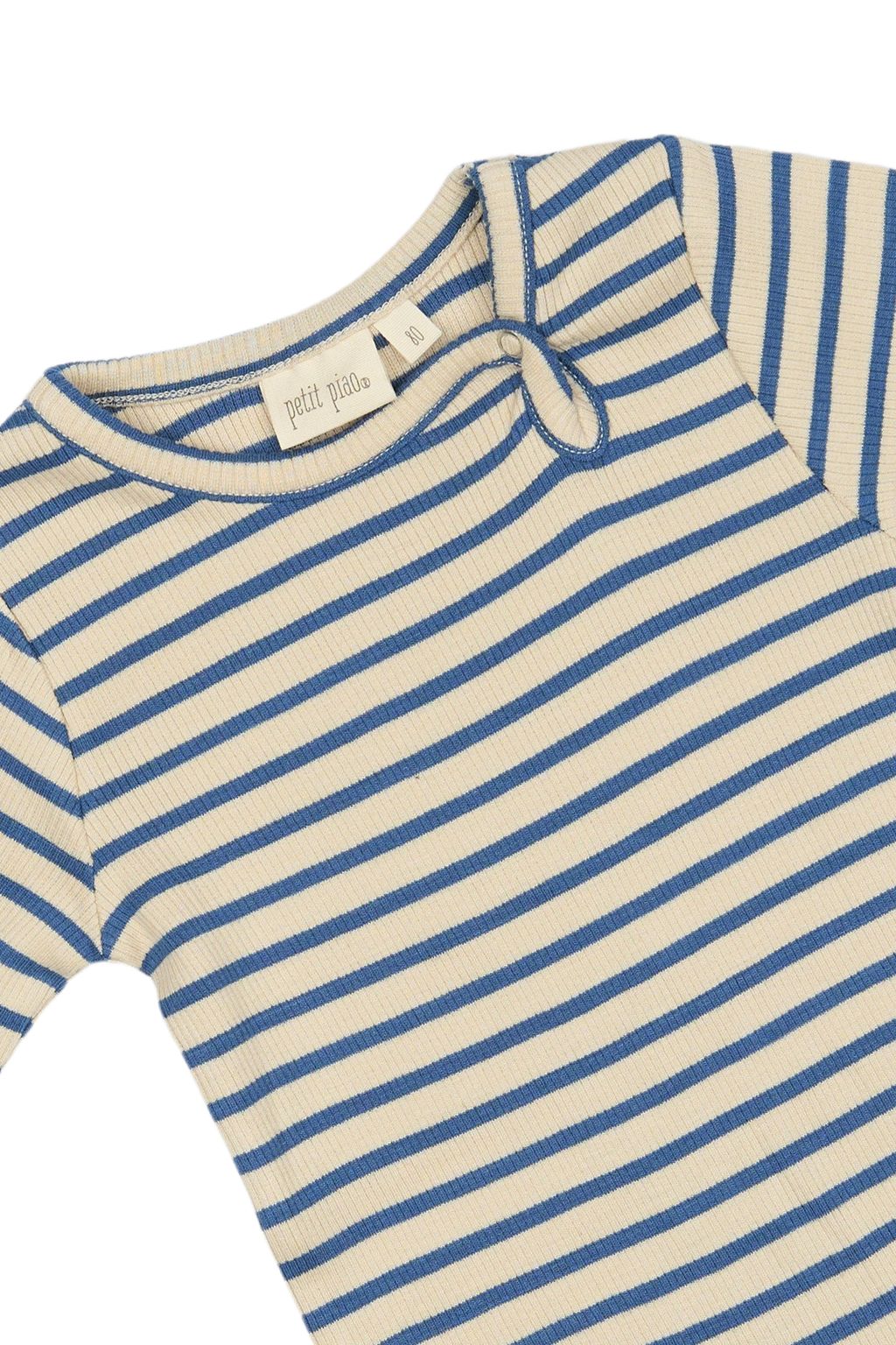 PP301 - Body L-S Modal Striped - True navy-off white - Extra 2