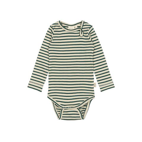 PP301 - Body L-S Modal Striped - Dark Sea-off white - Extra 0-Photoroom