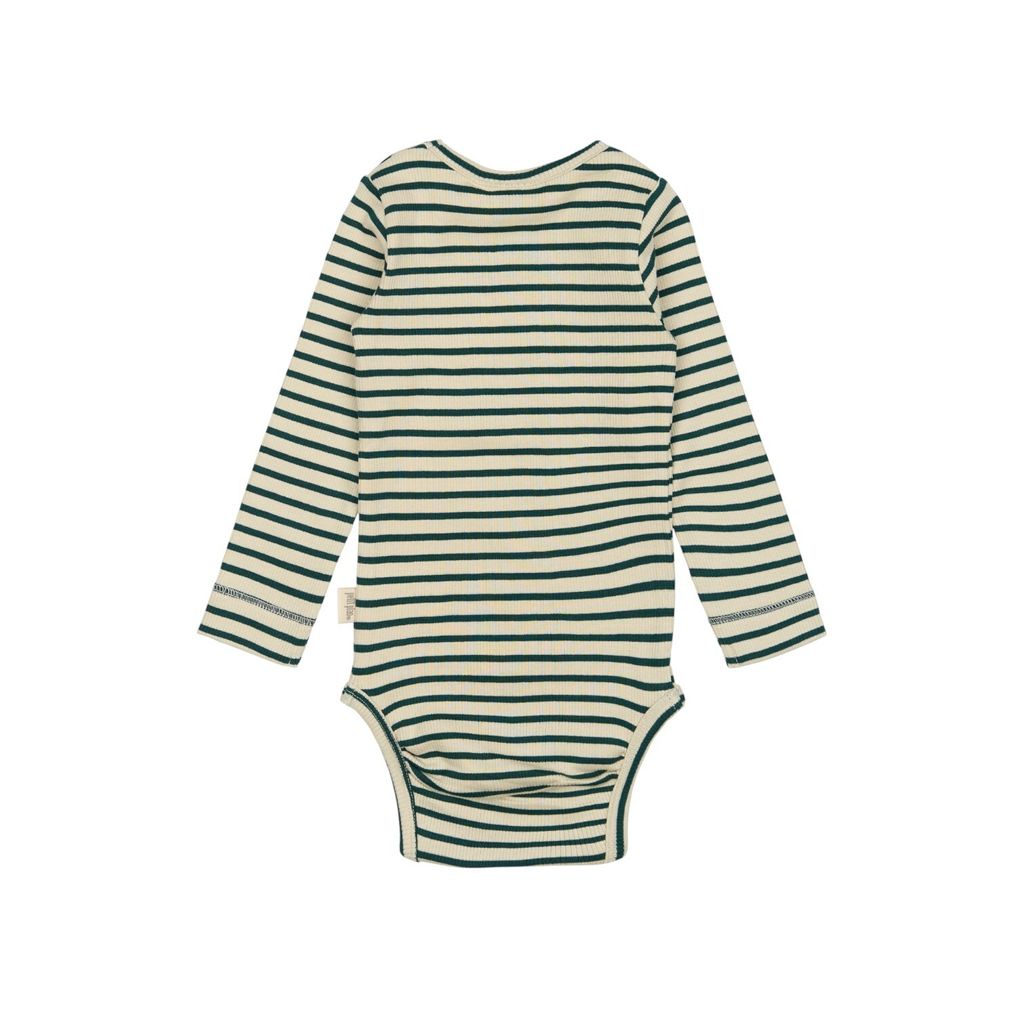 PP301 - Body L-S Modal Striped - Dark Sea-off white - Extra 1-Photoroom