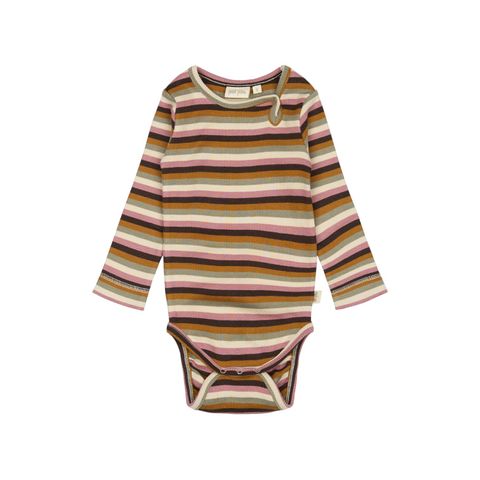 PP331 - Body L-S Modal Multi Striped - Nostalgic rose multi stripe - Extra 0-Photoroom