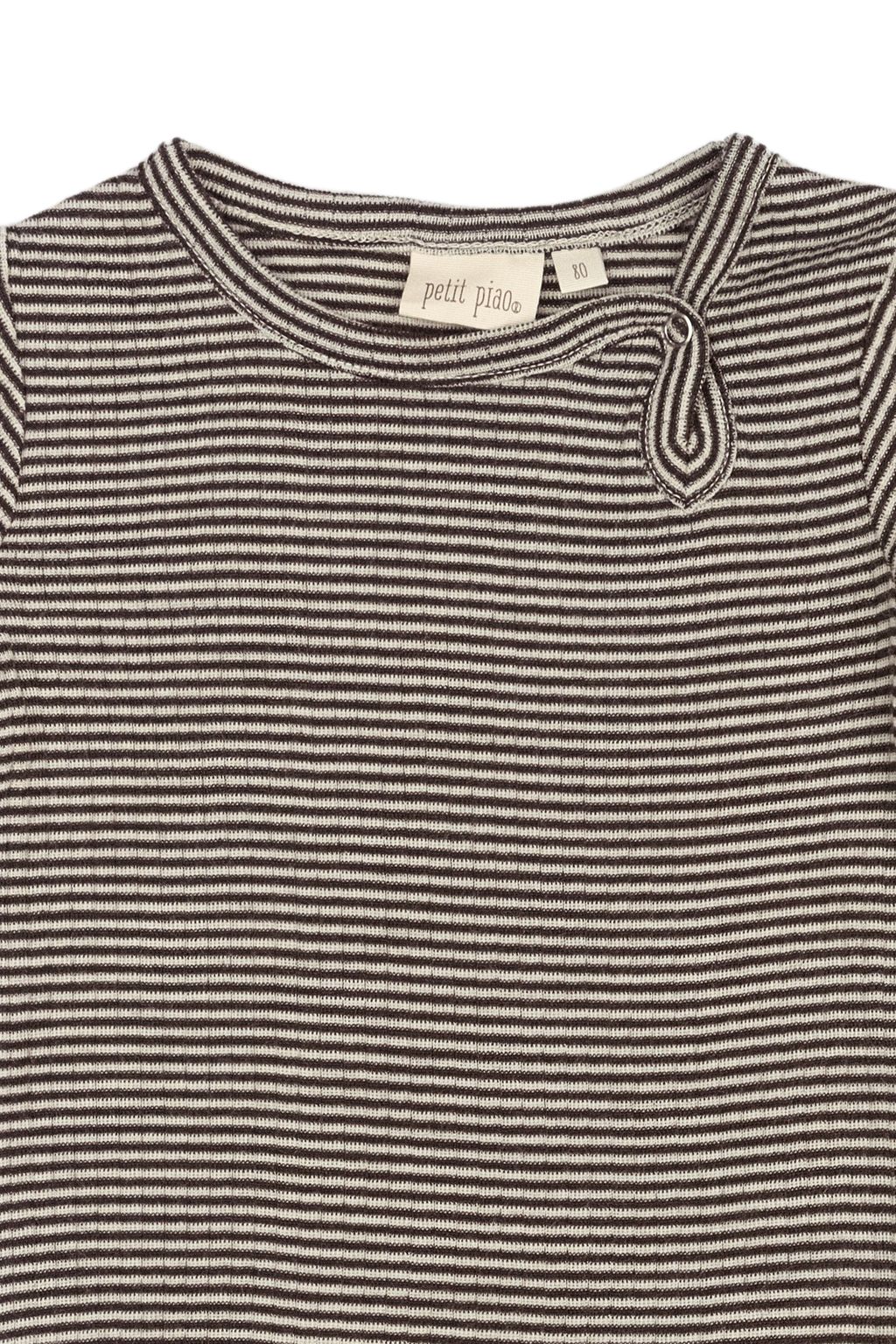 PP901 - PPDante Body L-S Merino Wool Striped - Coffee Bean-Dark Off White - Extra 2