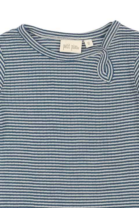 PP901 - PPDante Body L-S Merino Wool Striped - Ensign blue-dark off white - Extra 2