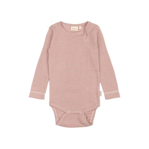 PP901 - PPDante Body L-S Merino Wool Striped - Nostalgic Rose-Dark Off White - Extra 0-Photoroom