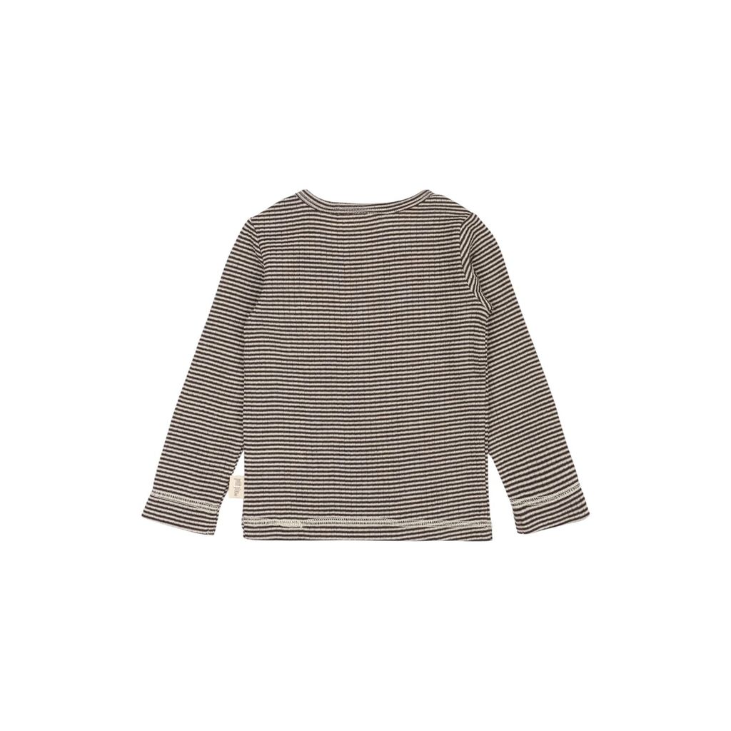 PP903 - PPDante T-Shirt L-S Meriono Wool Striped - Coffee Bean-Dark Off White - Extra 1-Photoroom