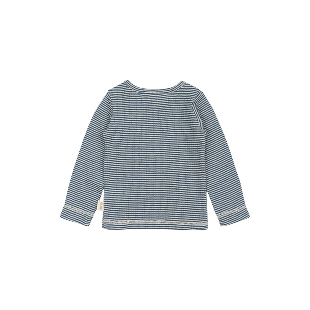 PP903 - PPDante T-Shirt L-S Meriono Wool Striped - Ensign blue-dark off white - Extra 1-Photoroom