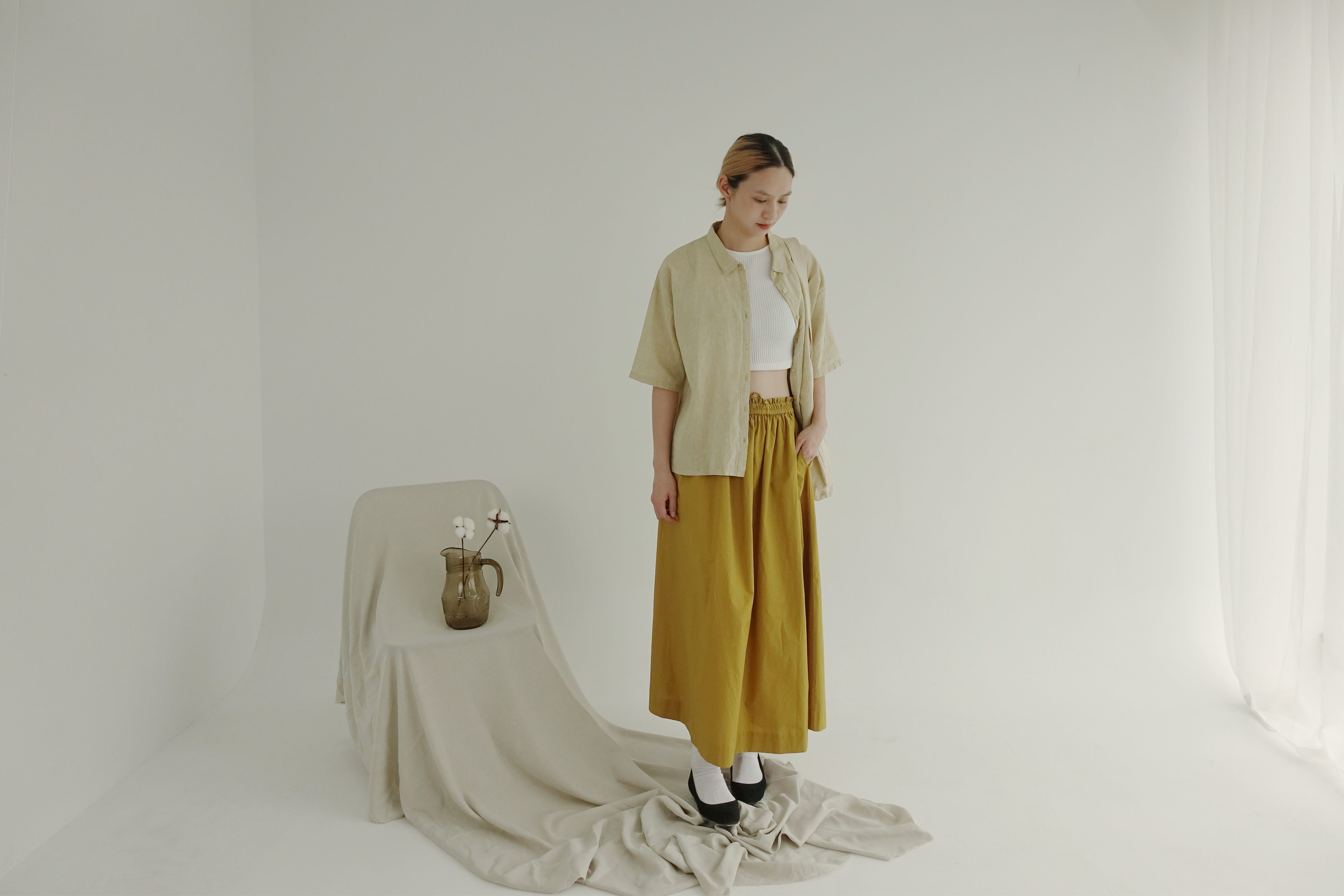 lightweight-linen-cotton-shirt-yellow