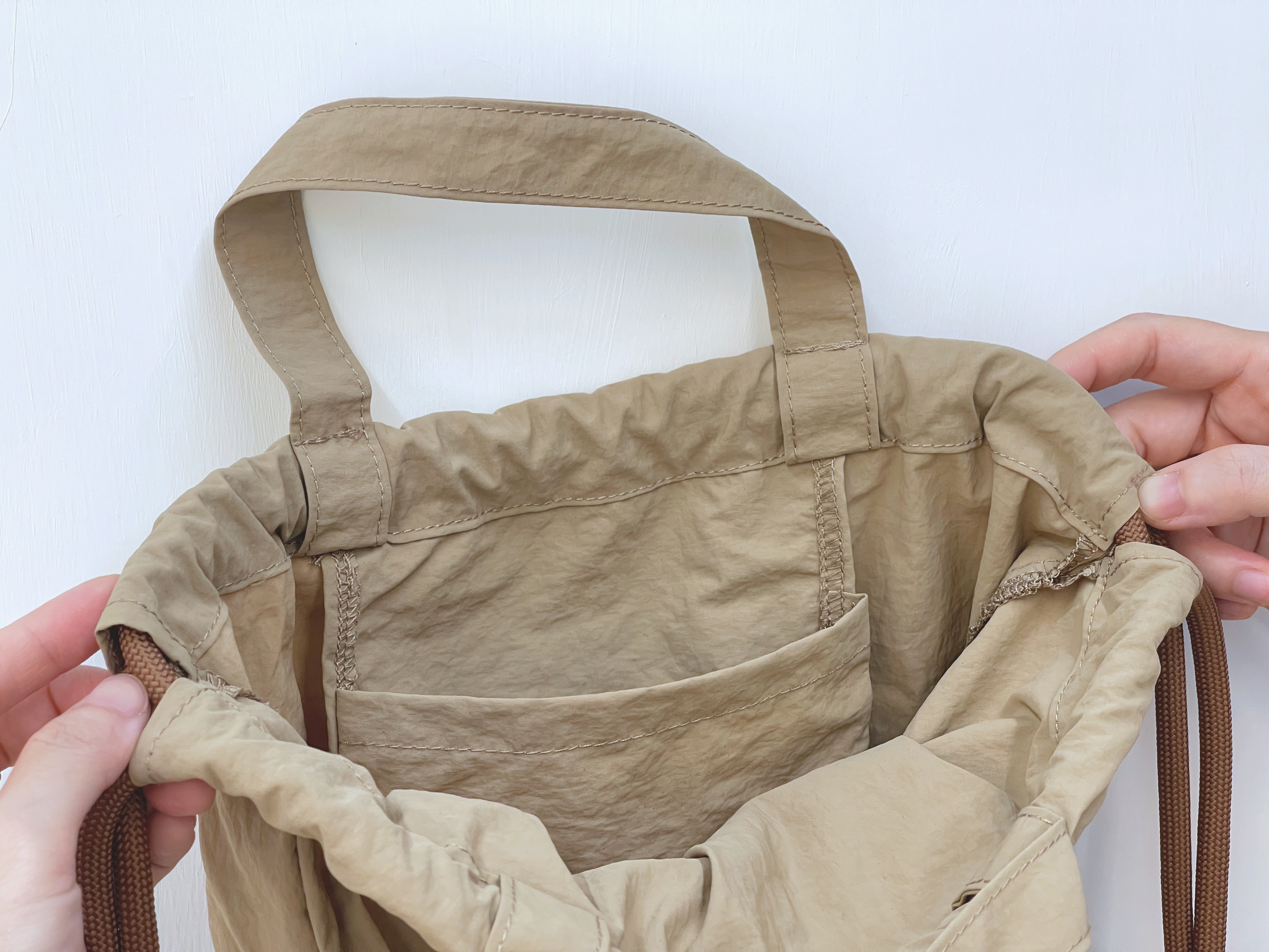 lightweight drawstring bag volume