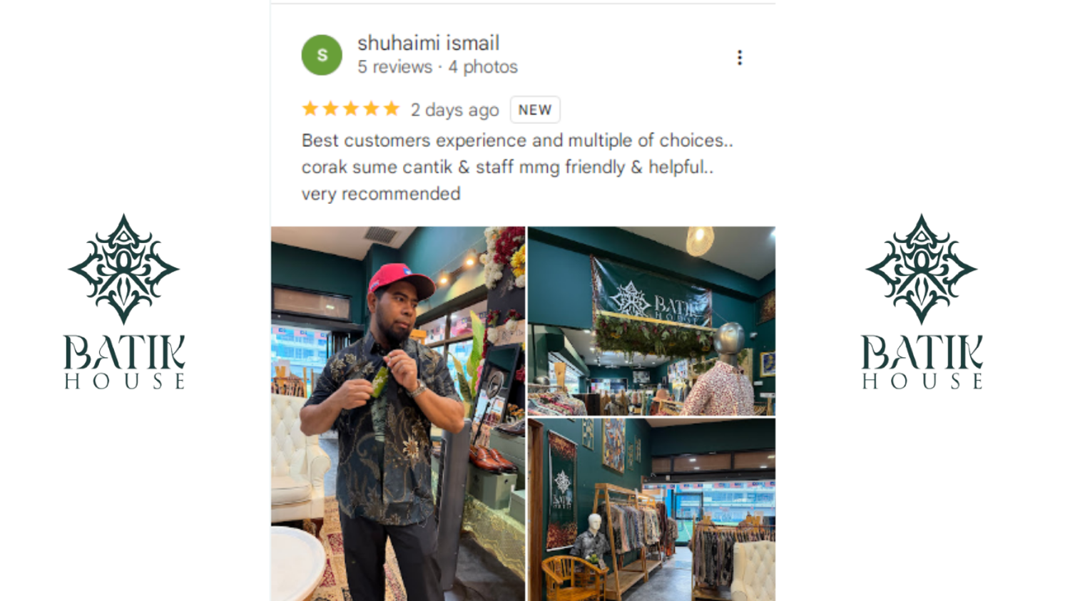 BATIK HOUSE MY - WALKIN CUSTOMER