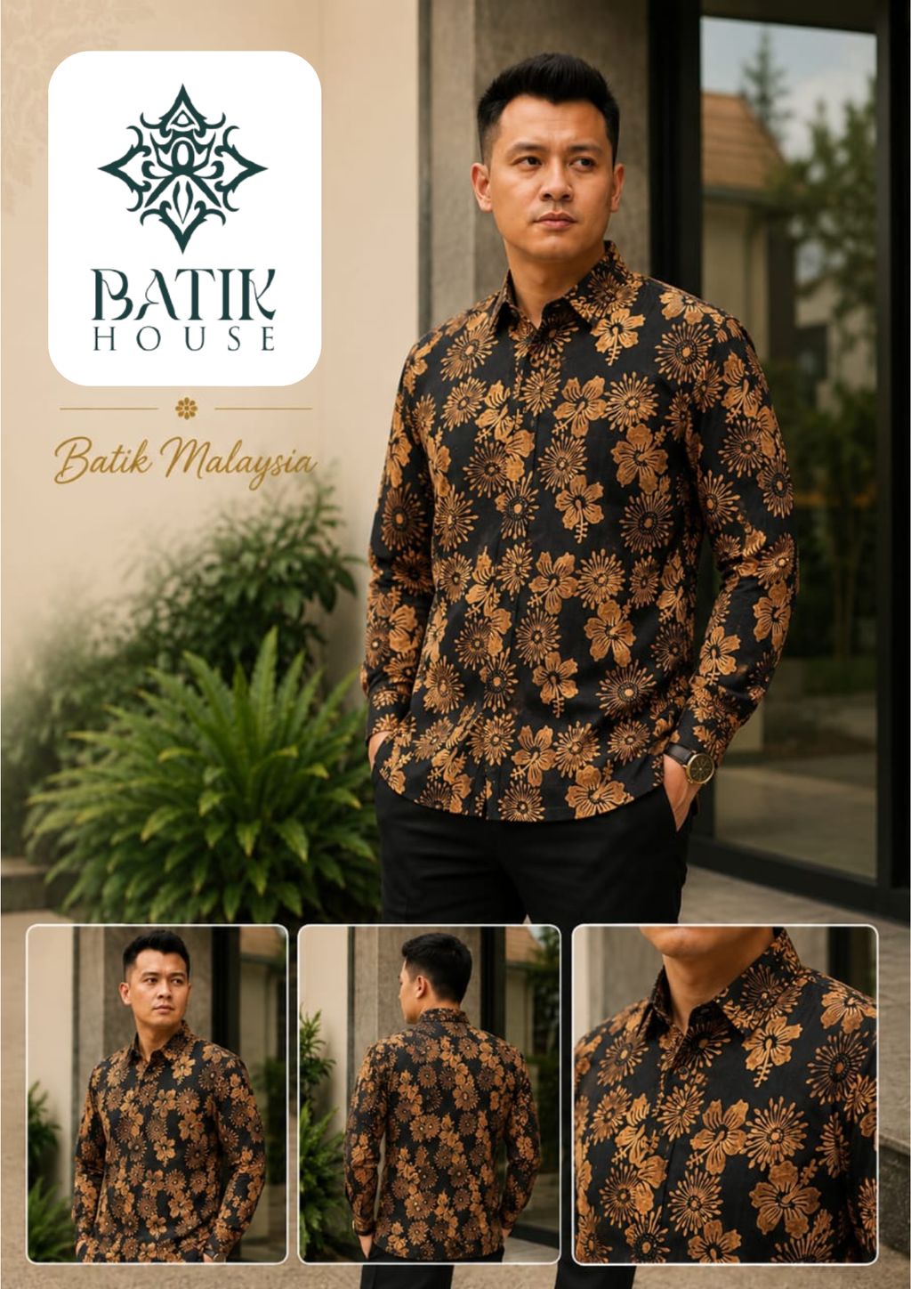 batik cop long sleeve