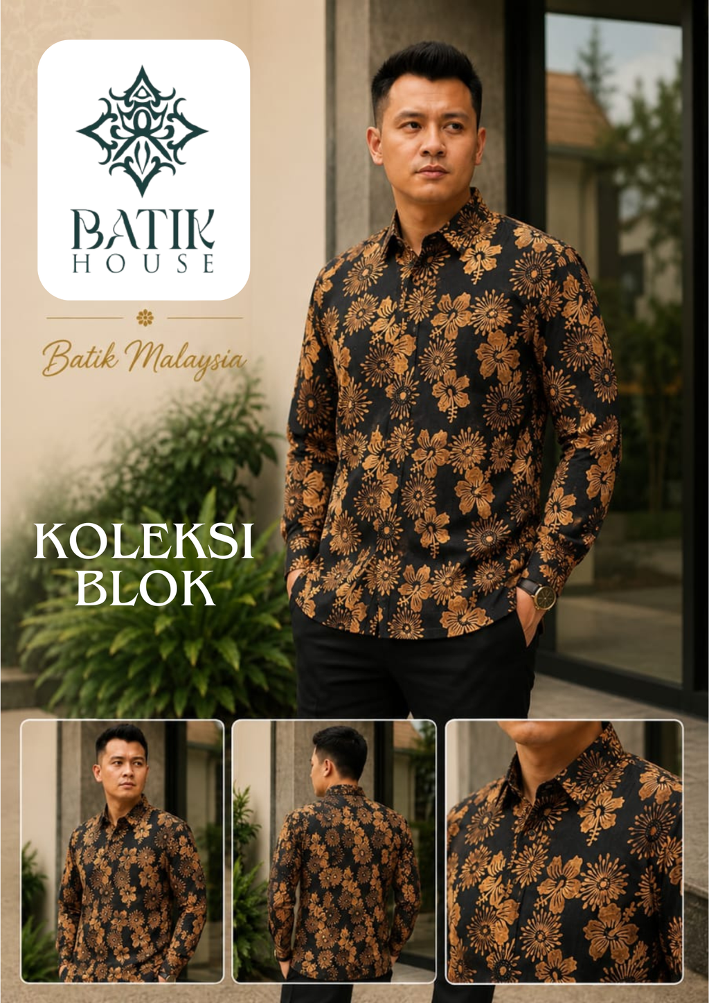 batik cop long sleeve
