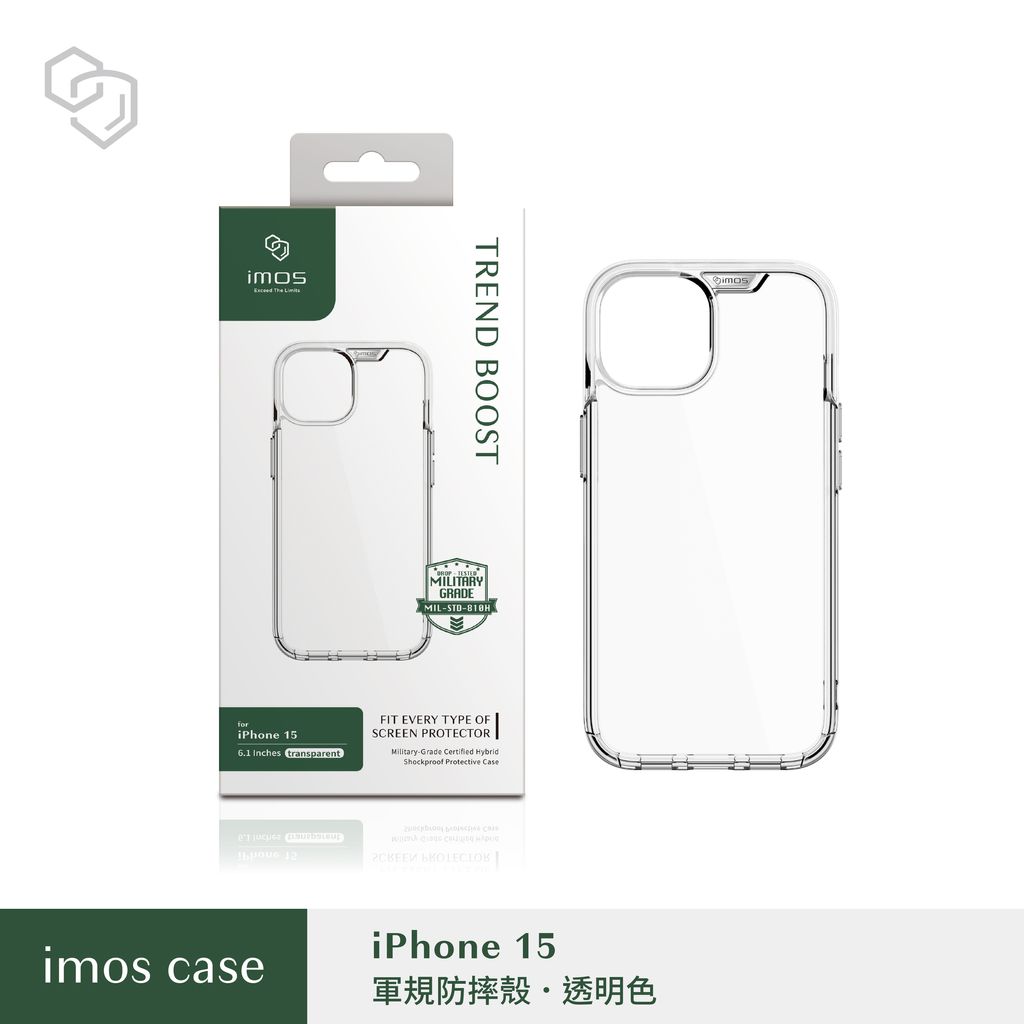 iPhone 15 Pro Max 透明色手機殼商品示意圖