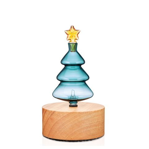 20【herbally 草本真情】XMAS聖誕幸福樹擴香儀          綠直原木