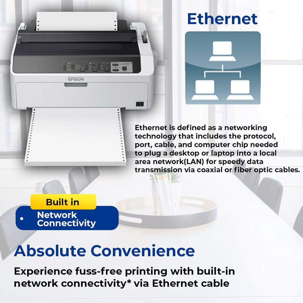 Epson LQ-590IIN 24-pins Dot Matrix Printer Up to 6 Ply Similiar LQ-310 LQ-590II  LQ-680 Pro – ColourInk Consumable Sdn Bhd
