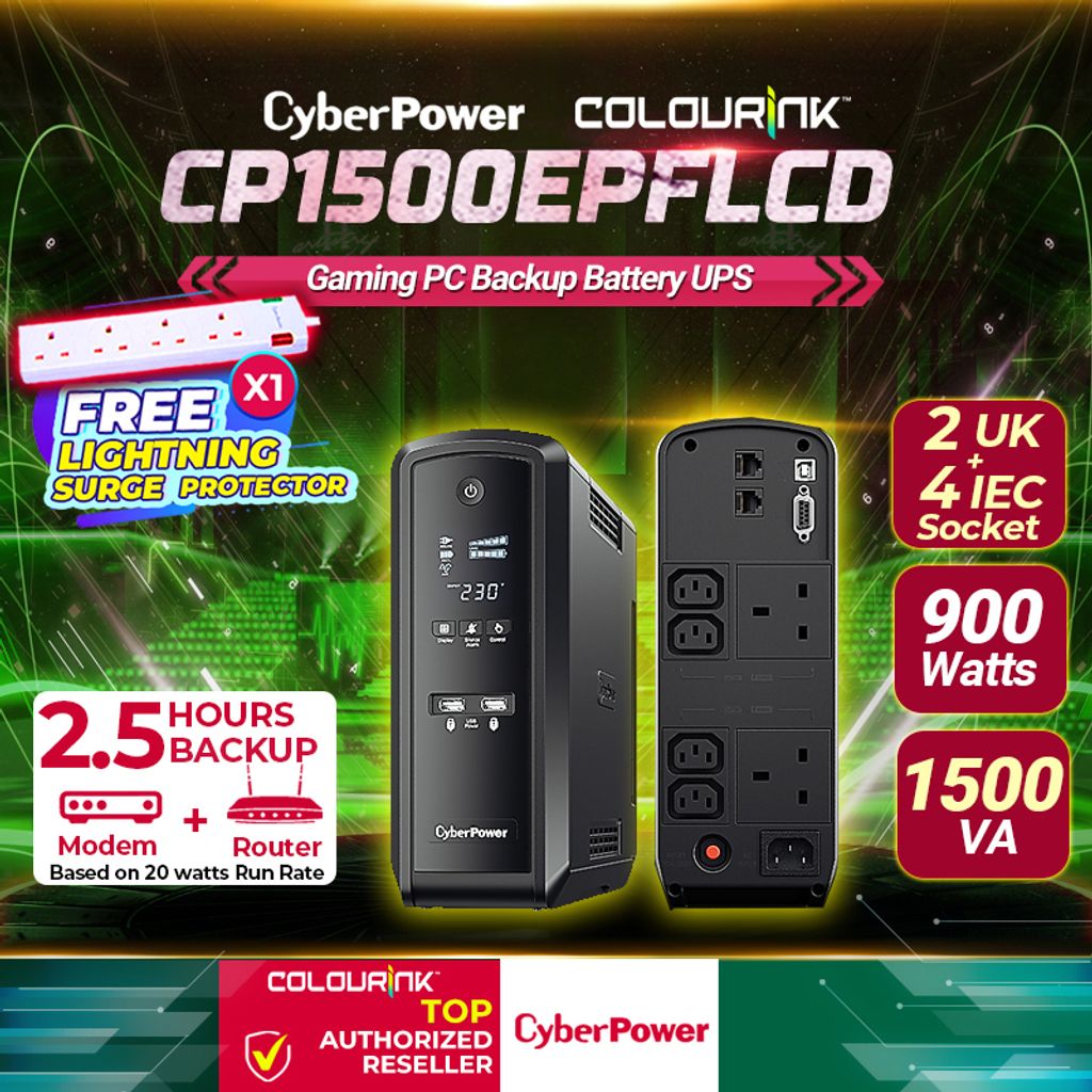 CYBER-CP1500EPFCLCD-UK lazada