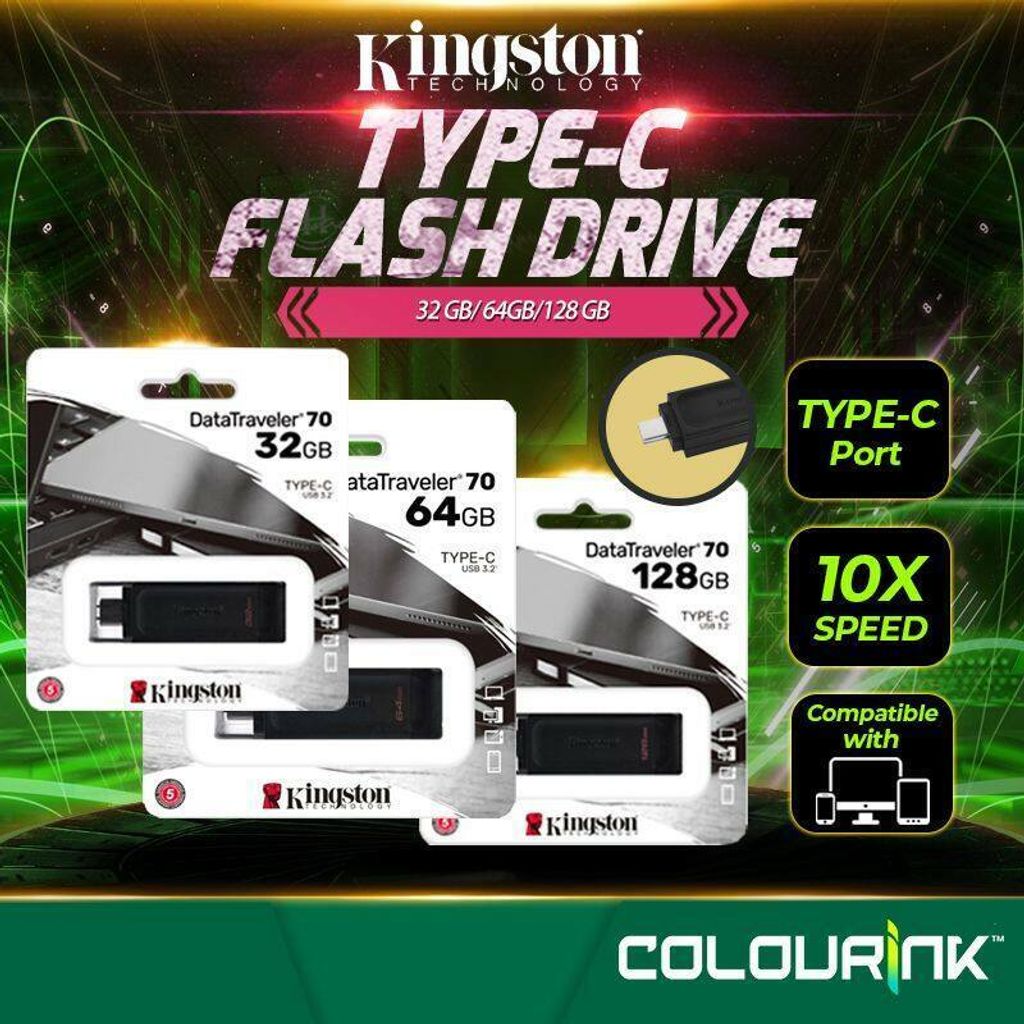 Memoria USB Kingston Data traveler 70 32GB USB-C